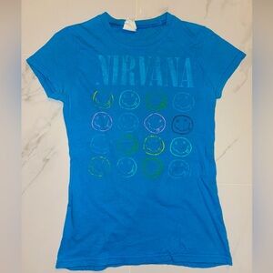 Nirvana Girls Cut Baby Tee